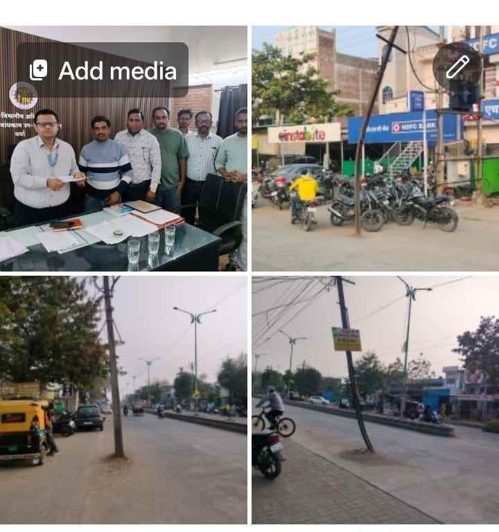 वर्धा–आर्वी मार्गावरील विद्युत खांब ठरताहेत अपघातांचे कारण